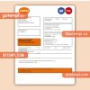 FIDESZ easy to fill business utility bill, Word and PDF template