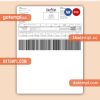 Gaz Est S.A. business utility bill, Word and PDF template