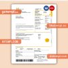 Helen Proof of address business utility bill, Word and PDF template