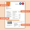 Hong Kong Energy Ltd business utility bill, Word and PDF template, 4 pages, version 3