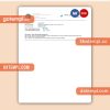 Illinois Chicago water, sewer, garbage, tax business bill, Word and PDF template