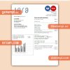 Jera power (Thailand) Co., Ltd. business utility bill, PDF and WORD template