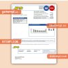 Jamaica Public Service Co Ltd (JPS) electricity business utility bill, Word and PDF template