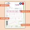 Kahramaa business utility bill, Word and PDF template