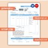 Kenya Power business utility bill, Word and PDF template