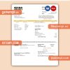 Kiana Petro Energy Co business utility bill, Word and PDF template, 2 pages