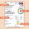Louisiana Entergy business utility bill, Word and PDF template