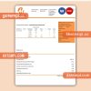 Manila Electric Company (Meralco) electricity business utility bill,PDF and WORD template