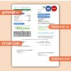 Missouri Evergy electricity utility business bill, Word and PDF template, 2 pages