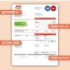 Mjölby Kraftnat AB business utility bill, Word and PDF template, 2 pages