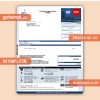 NSW Bankstown City Council business utility bill, Word and PDF template
