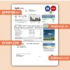 Nevada NV Energy business utility bill, PDF and WORD template