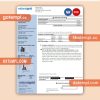 New York National Grid business utility bill, Word and PDF template, 4 pages, version 3