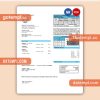 Nigerian Electricity Regulatory Commission electricity business utility bill, Word and PDF template