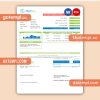 Noor Life Pure Water LLC business utility bill,PDF and WORD template