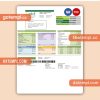 PTCL business utility bill, PDF and WORD template