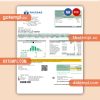 Pascoag Utility District business utility bill, Word and PDF template