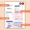 People Energy business utility bill, PDF and WORD template