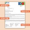 SSE Energy business utility bill, Word and PDF template, 2 pages