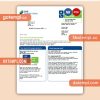 SSE Energy business utility bill, Word and PDF template, 4 pages, version 3