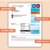 Sainsbury- Energy (British Gas) business utility bill , Word and PDF template