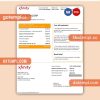 San Francisco Xfinity Comcast business utility bill, PDF and WORD template