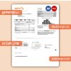 Spire gas utility business bill PDF and WORD template