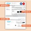 Texas Cirro Energy electricity business utility bill, Word and PDF template