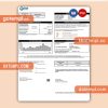 Texas TXU Energy business utility bill, Word and PDF template, 4 pages, version 3