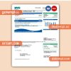 The New York City Department of Environmental Protection (DEP) business utility bill, Word and PDF template