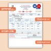 Turkey water electricity business utility bill, Word and PDF template