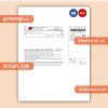 Ukraine Internet business utility bill, Word and PDF template, 4 pages, version 3