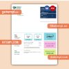 United Utilities business utility bill, Word and PDF template
