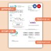 Woodlands Water business utility bill, Word and PDF template