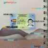 Brazil ID card editable PSD files, scan look and photo-realistic look, 2 in 1 (from 2009)
