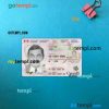 Canada permanent resident card editable PSD files, scan and photo taken image, 2 in 1 (version 2)
