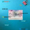 France residence permit card PSD files, scan look and photographed image, 2 in 1 (version 3)