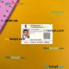 India ID card editable PSD files, scan and photo taken image, 2 in 1