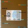 Iran ID card editable PSD files, scan look and photo-realistic look, 2 in 1