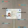 Kyrgyzstan ID card PSD files, scan look and photographed image, 2 in 1 (2017-present)