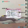 Monaco digital ID card PSD files, scan look and photographed image, 2 in 1