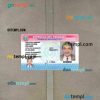 Paraguay ID card editable PSD files, scan look and photo-realistic look, 2 in 1