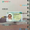 Rwanda ID card editable PSD files, scan and photo taken image, 2 in 1