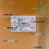 Salvador ID card editable PSD files, scan and photo taken image, 2 in 1