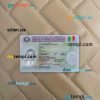 Senegal ID card PSD files, scan look and photographed image, 2 in 1
