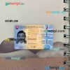 Slovakia ID card editable PSD files, scan look and photo-realistic look, 2 in 1