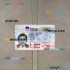 Slovenia ID card PSD files, scan look and photographed image, 2 in 1