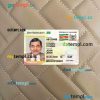Suriname ID card editable PSD files, scan and photo taken image, 2 in 1
