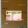Sweden permanent residence card PSD files, scan look and photographed image, 2 in 1