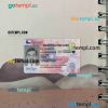 USA Texas New ID card editable PSDs, scan and photo-realistic snapshot, 2 in 1